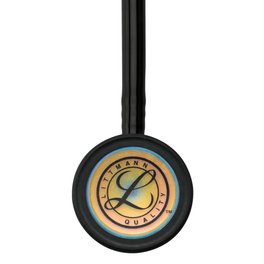 Stetoscop 3M Littmann Classic III Negru cu capsula curcubeu 5870 - capsula vedere frontala