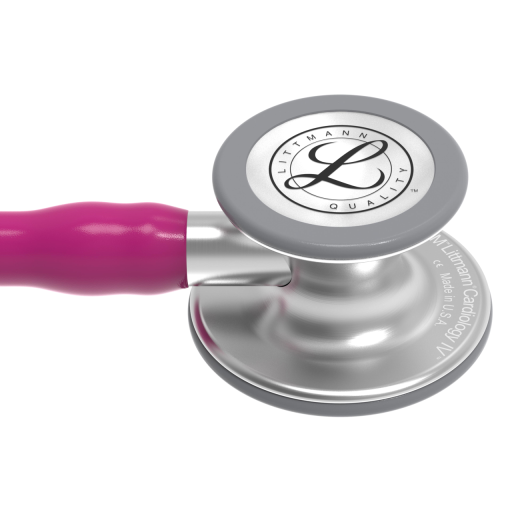 Stetoscop 3M Littmann Cardiology IV Roz inchis - Zmeura 6158  - capsula 